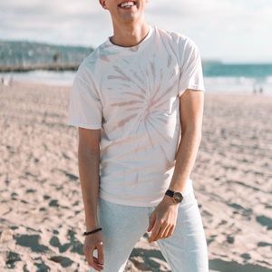 Cotton On, Pink Tie Dye Tee, Mens Small